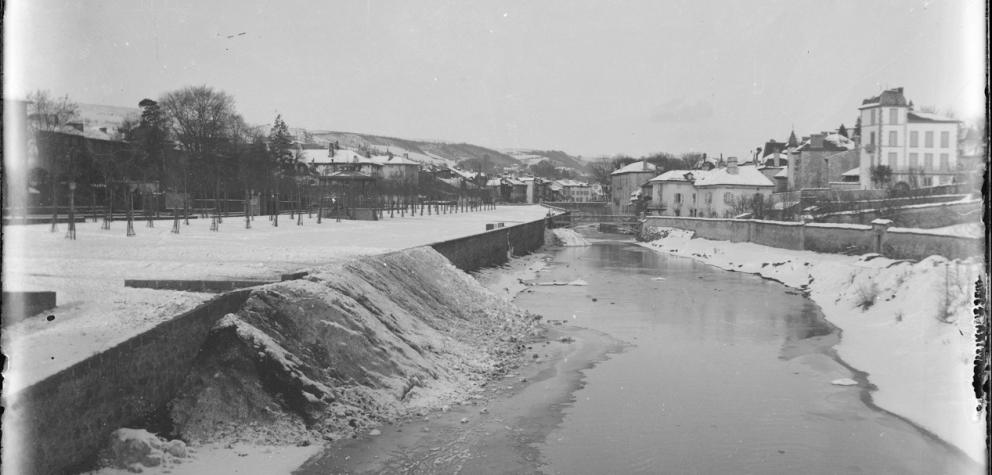 Le Gravier sous la neige : une vue inédite d’Aurillac en hiver