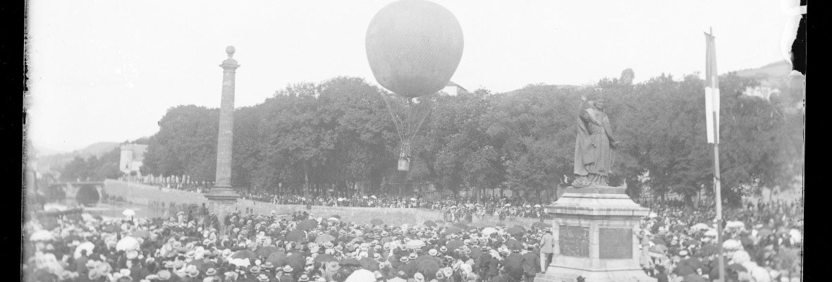 envol de la montgolfière le fétiche